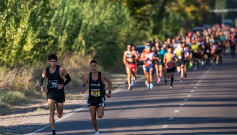 Rivadavia celebro su aniversario con la tradicional Maratón