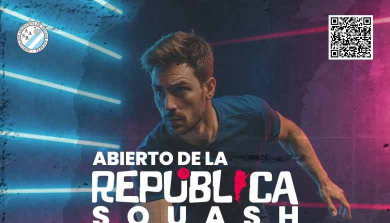 Mendoza será sede por primera vez del Torneo Abierto de la República de Squash