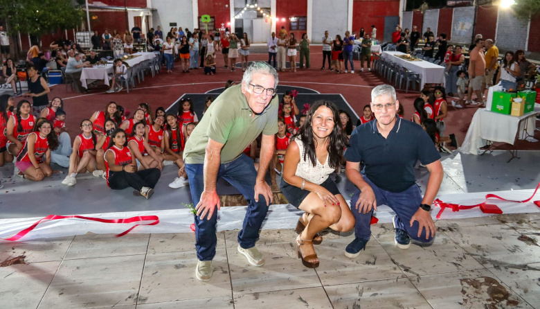 El Club Juventud Mendocina inauguró su nueva cancha de básquet