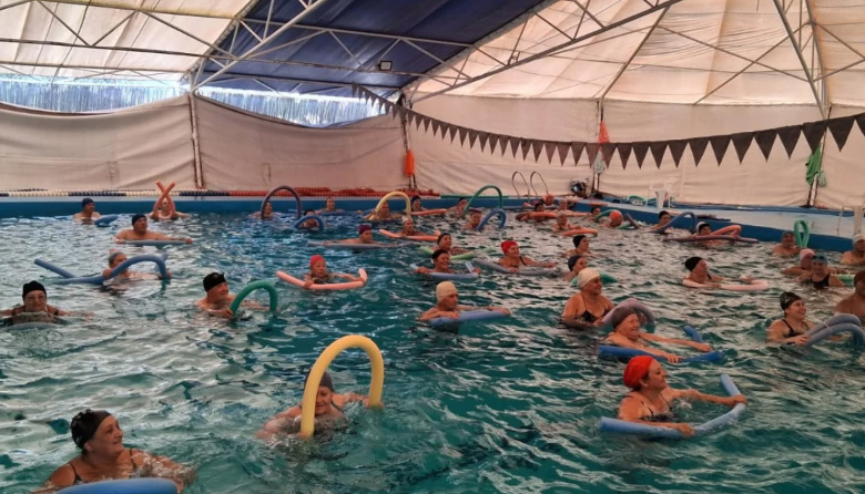 Adultos Mayores de San Martín activos durante el verano