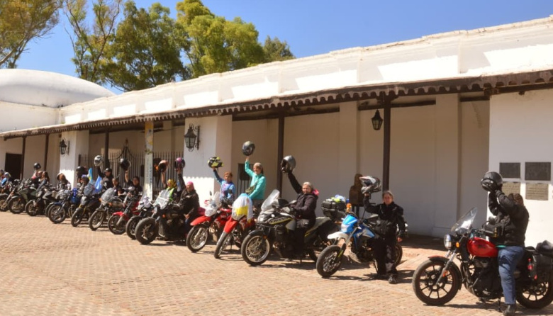 Llegaron a San Martín las mujeres motociclistas del WRWR