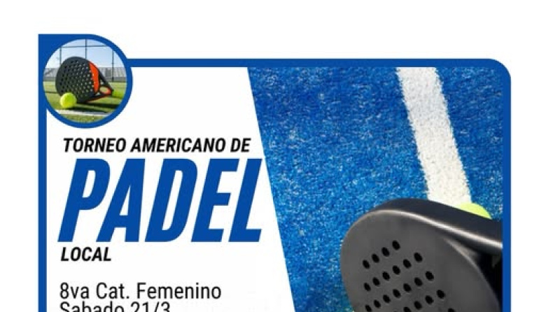Se viene un Torneo de Pádel en La Paz