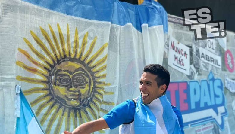 Michel Giménez homenajeó a los caídos en Malvinas