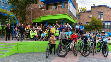 Se lleva a cabo por toda la región cuyo la bicicleteada por la inclusión 