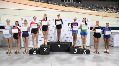 Rivadavienses presentes en el Nacional de Patinaje Artístico
