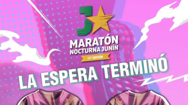 Presentación de la remera oficial Maratón Nocturna Junín