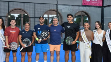 Quedaron inauguradas las canchas de pádel social en Mendoza