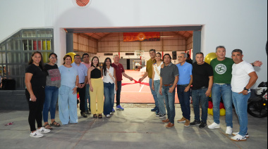 El Club Barriales inauguró obras de refacción y remodelación