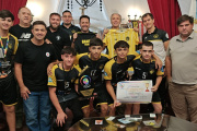 El equipo de Palmira Campeón de Handball Juvenil visitó al intendente Rufeil