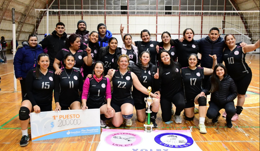 Finalizo el Torneo Apertura de Voley en Santa Rosa