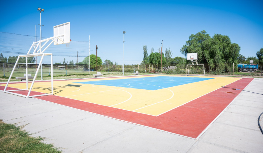 Nuevo playón deportivo para escuelas de Buen Orden